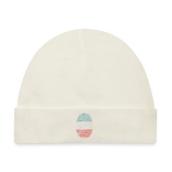 Serbier Serbien Serbisch Fingerabdruck Flagge - Baby Premium Organic Mütze - Naturweiß - Vorne