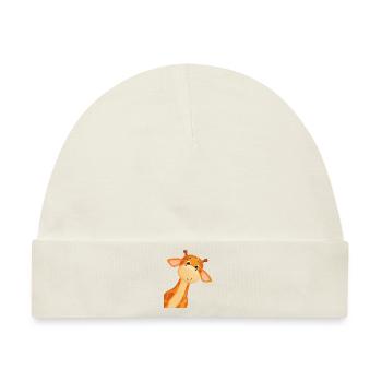 Giraffe - Baby Premium Organic Mütze - Naturweiß - Vorne