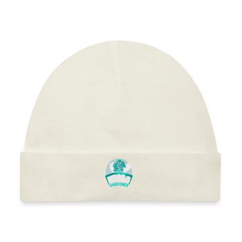 Kräuter Gärtner Kraut Kräutergarten Kräuterkunde - Baby Premium Organic Mütze - Naturweiß - Vorne