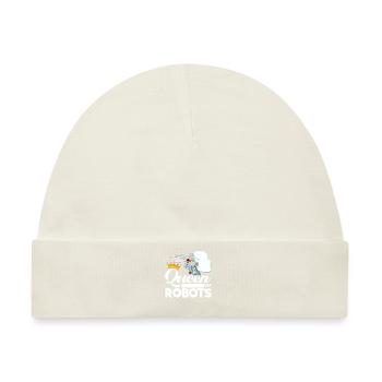 Roboter Robotik Ingenieur Kostüm Roboter - Baby Premium Organic Mütze - Naturweiß - Vorne
