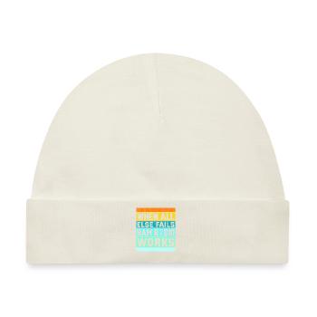 Funk Amateur Funker Funken Radio Hobby Geschenk - Baby Premium Organic Mütze - Naturweiß - Vorne