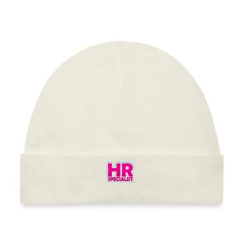Hr Spezialist Personal Human Resources Personaler - Baby Premium Organic Mütze - Naturweiß - Vorne