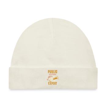 Public Relations Experte Beruf PR Job - Baby Premium Organic Mütze - Naturweiß - Vorne