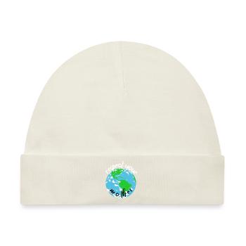 Naturschutz Klima Naturschützer Meer - Baby Premium Organic Mütze - Naturweiß - Vorne