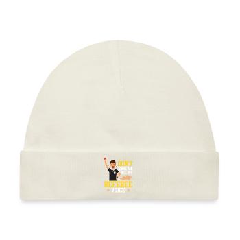 Schiedsrichter - Baby Premium Organic Mütze - Naturweiß - Vorne