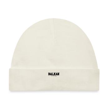 Balkan Spruch BALKAN is calling Geschenkidee - Baby Premium Organic Mütze - Naturweiß - Vorne