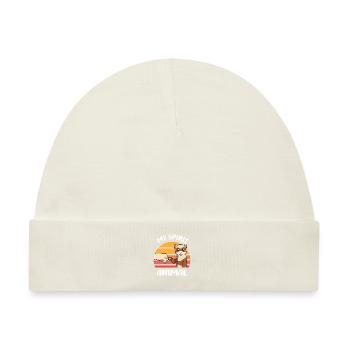 Frettchen - Baby Premium Organic Mütze - Naturweiß - Vorne