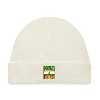 Indien - Baby Premium Organic Mütze - Naturweiß - Vorne