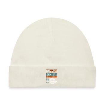 Friseurin - Baby Premium Organic Mütze - Naturweiß - Vorne