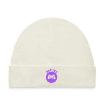 Gaming - Baby Premium Organic Mütze - Naturweiß - Vorne