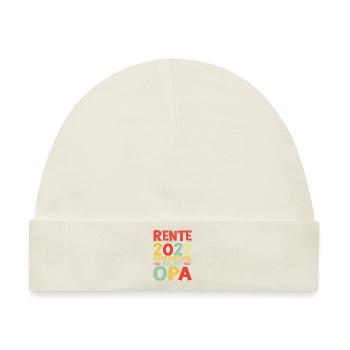 Lustiger Ruhestand Spruch Rentner Opa Großvater - Baby Premium Organic Mütze - Naturweiß - Vorne