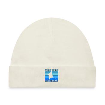Apnoetaucher Freitaucher Freediver Scuba Taucher - Baby Premium Organic Mütze - Naturweiß - Vorne