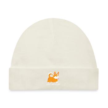 Ich Gebe Keinen Süßen Fluff Corgi-Hundebesitzer - Baby Premium Organic Mütze - Naturweiß - Vorne