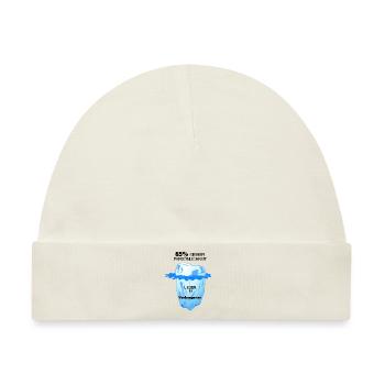 Deine Persönlichkeit ist wie ein Eisberg - Baby Premium Organic Mütze - Naturweiß - Vorne