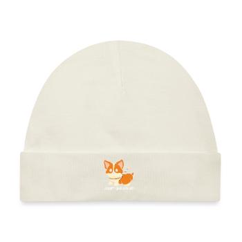 Ich Gebe Keinen Süßen Fluff Corgi-Hundebesitzer - Baby Premium Organic Mütze - Naturweiß - Vorne
