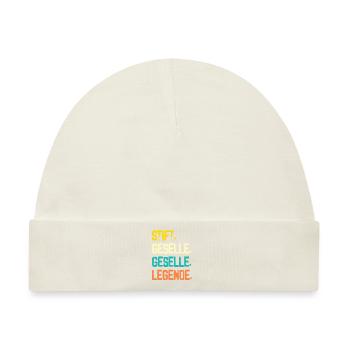 Geselle 2023 Geselle Geselle bestanden Geschenk - Baby Premium Organic Mütze - Naturweiß - Vorne