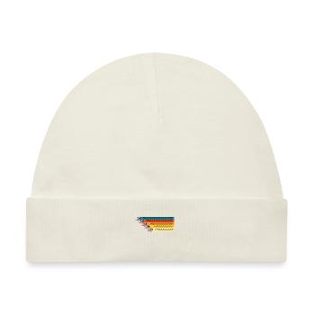 Schneemobil Vintage Color Braap Parade - Baby Premium Organic Mütze - Naturweiß - Vorne