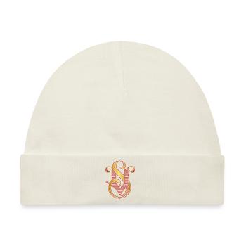 VS logo Red and gold 8 - Baby Premium Organic Mütze - Naturweiß - Vorne
