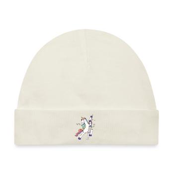 Einhorn mit Glitzer Spritze Impfung Kind Baby Arzt - Baby Premium Organic Mütze - Naturweiß - Vorne