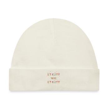 Et kütt wie et kütt Karneval Fasching Kostümersatz - Baby Premium Organic Mütze - Naturweiß - Vorne