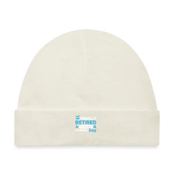 Teetrinker Teeliebhaber Geschenk Tee - Baby Premium Organic Mütze - Naturweiß - Vorne