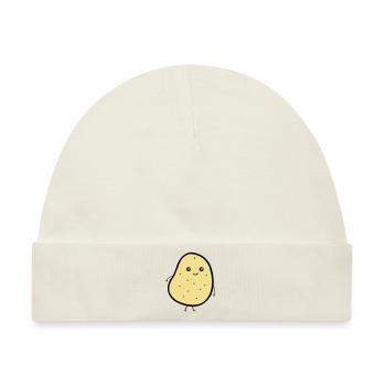 cute potatoe - Baby Premium Organic Mütze - Naturweiß - Vorne
