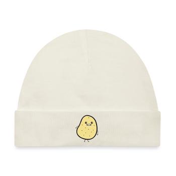 Funny Potatoe - Baby Premium Organic Mütze - Naturweiß - Vorne