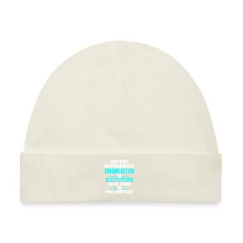 Chorleiter Beruf Dirigent Geschenk - Baby Premium Organic Mütze - Naturweiß - Vorne