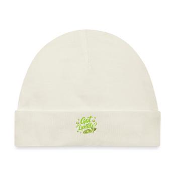 Linsen Haben Liebhaber Linse Linsensuppe Essen - Baby Premium Organic Mütze - Naturweiß - Vorne