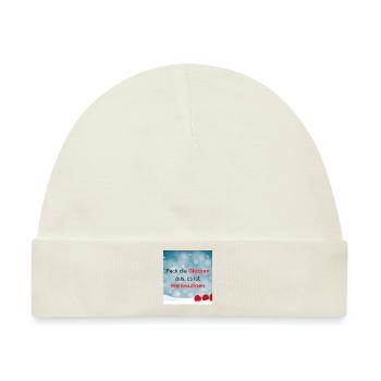 Weihnachtsglocken - Baby Premium Organic Mütze - Naturweiß - Vorne