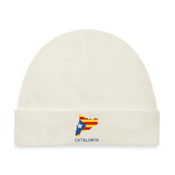 Katalonien - Baby Premium Organic Mütze - Naturweiß - Vorne