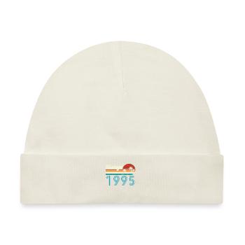Vintage 1995 Vintage Geburtstag Retro Vintage - Baby Premium Organic Mütze - Naturweiß - Vorne