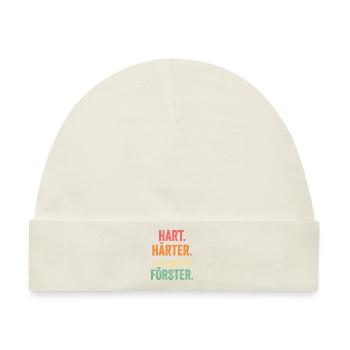 Waldarbeiter Holzfäller Waldarbeit Förster - Baby Premium Organic Mütze - Naturweiß - Vorne