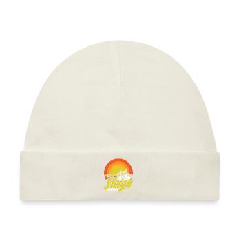 Schlittenhunderennen Schlittenfahren Hundeschlitte - Baby Premium Organic Mütze - Naturweiß - Vorne