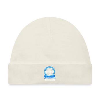 Vorname Christopher Name Christopher Geschenk - Baby Premium Organic Mütze - Naturweiß - Vorne
