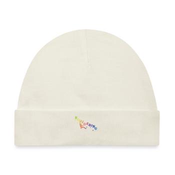 Bouldern, Klettern Freiklettern Kletterhalle - Baby Premium Organic Mütze - Naturweiß - Vorne