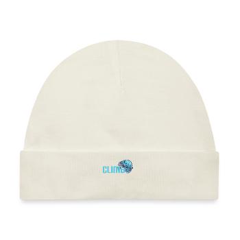 Bouldern, Klettern Freiklettern Kletterhalle - Baby Premium Organic Mütze - Naturweiß - Vorne