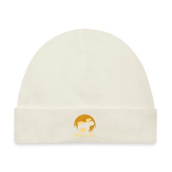 Mama Bär werdende Mama - Baby Premium Organic Mütze - Naturweiß - Vorne