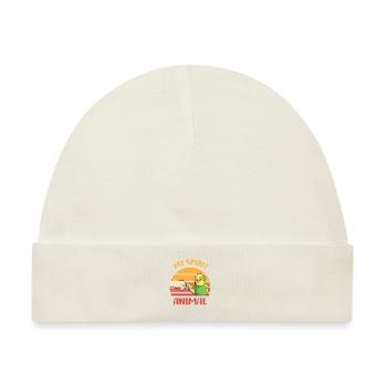 Wellensittich - Baby Premium Organic Mütze - Naturweiß - Vorne