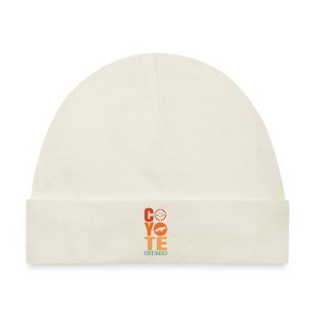 Coyote Hunting Coyote Jagen Geschenk - Baby Premium Organic Mütze - Naturweiß - Vorne
