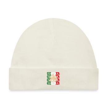 Sizilien flagge Sizilien Palermo Italien - Baby Premium Organic Mütze - Naturweiß - Vorne