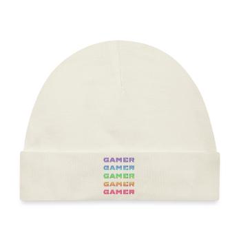GAMER GAMER GAMER GAMER - Baby Premium Organic Mütze - Naturweiß - Vorne