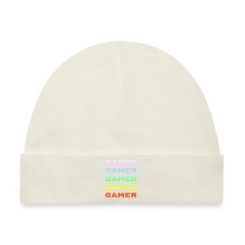 GAMER GAMER GAMER GAMER GAMER - Baby Premium Organic Mütze - Naturweiß - Vorne