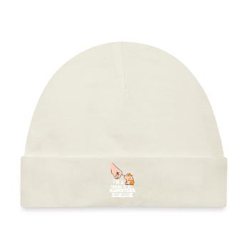 Hamster - Baby Premium Organic Mütze - Naturweiß - Vorne