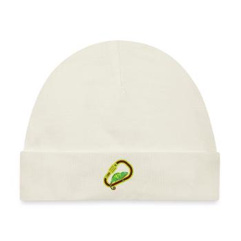 Bouldern, Klettern, Freiklettern Chameleon Boulder - Baby Premium Organic Mütze - Naturweiß - Vorne