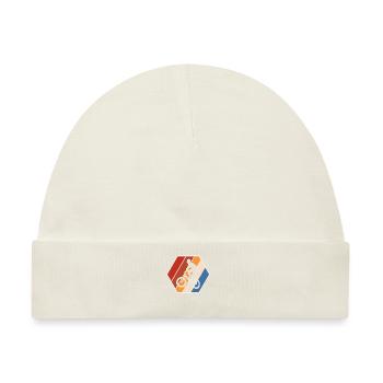 bmx retro - Baby Premium Organic Mütze - Naturweiß - Vorne