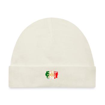 Sizilien flagge Sizilien Palermo Italien - Baby Premium Organic Mütze - Naturweiß - Vorne