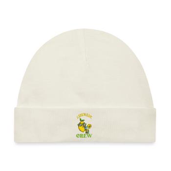 Zitronen Crew Limo Zitronengeschenk Lemon Fan - Baby Premium Organic Mütze - Naturweiß - Vorne