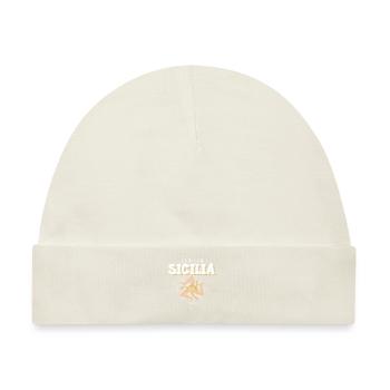 Sizilien flagge Sizilien Palermo Italien - Baby Premium Organic Mütze - Naturweiß - Vorne