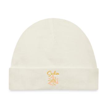 Sizilien flagge Sizilien Palermo Italien - Baby Premium Organic Mütze - Naturweiß - Vorne